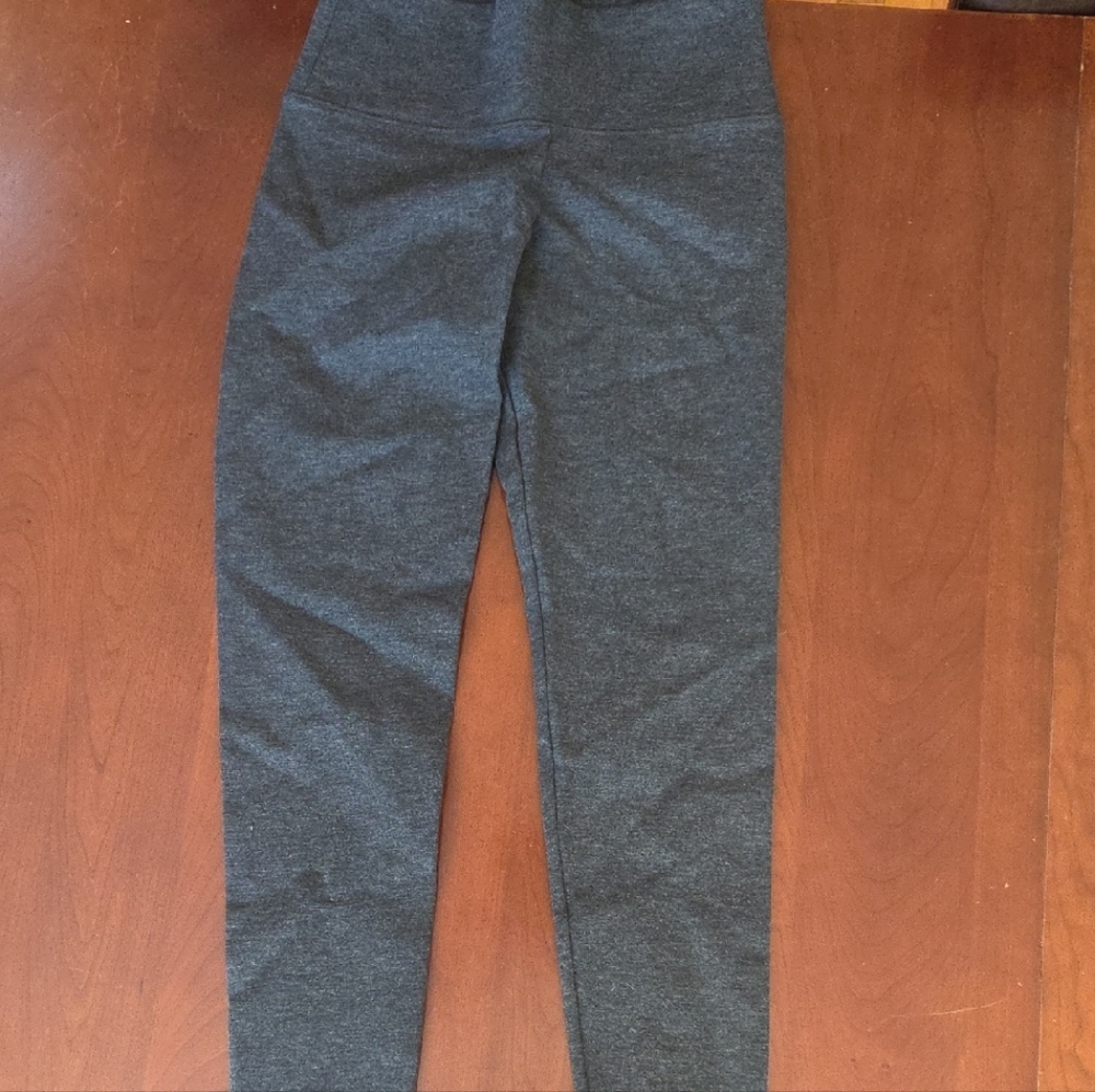 Banana Republic High-Rise Ponte Legging Office Dress Pants (Charcoal Gray)